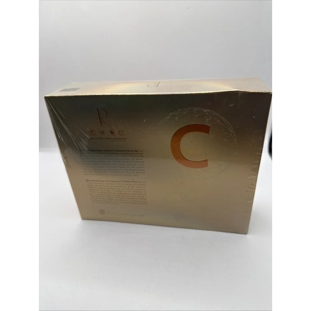 Prédiré Paris Vitamin C Radiance Ritual Set Cleanser Toner Serum MSRP $269